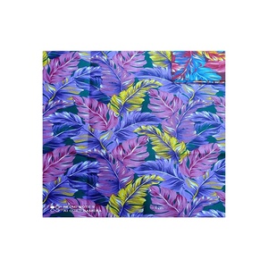 Venta al por mayor ligero 150gsm algodón satén multicolor diseño floral tela decorativa transpirable material de la ropa por encargo - Product Image 4