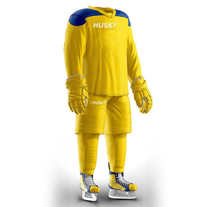 Uniformes de Hockey sobre Hielo Personalizados al por Mayor para Adultos, Alta Calidad, 100% Poliéster, Impresos, Antibacterianos, para Todas las Temporadas - Product Image 5