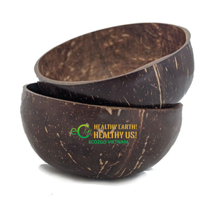 Tazón de Cáscara de Coco Hecho a Mano al por Mayor, Vajilla Reutilizable Ecológica y Natural Hecha en Vietnam - Product Image 2