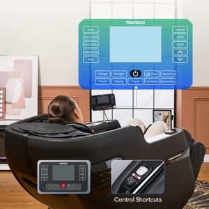 Poltrona Massaggiante Reclinabile Zero Gravity SL-Track con Shiatsu, Scansione Completa del Corpo, Airbag e Rulli per Piedi per Yoga Profondo - Product Image 3