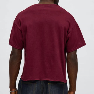 Camisetas Personalizadas de Cuello Redondo y Corte Regular para Hombre, 100% Algodón Tejido, con Estampado de Números, Transpirables, Estilo Urbano, Proveedor Mayorista - Product Image 2