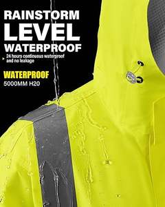 Chaqueta de Seguridad Reflectante de Alta Visibilidad |   Chaqueta de Trabajo Industrial para Trabajadores de la Construcción y Carreteras - Fabricante de Fábrica - Product Image 4