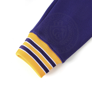Cárdigan de punto Sigma para mujer, suéter de manga larga de algodón y forro polar con bordado griego, logo SGR, cuello en V, estilo universitario. - Product Image 3
