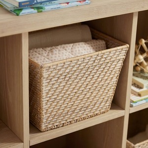 Panier de rangement carré en rotin tressé blanchi fait main, idéal pour la maison et l'hôtel – Le meilleur choix pour la décoration - Product Image 3