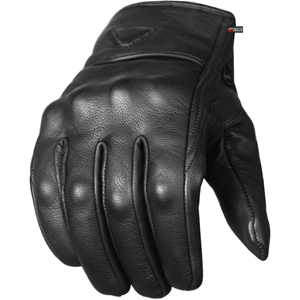 Guantes de Motociclista de Cuero Genuino OEM, Guantes de Carreras de Motocicleta con Protección en los Nudillos, Fabricante - Product Image 1