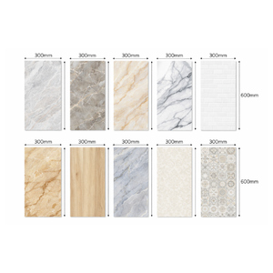 Azulejos de Pared de Cerámica y Porcelana GVT PGVT de 300x600 mm, 30x60 cm, 12x24 Pulgadas, Acabado Brillante y Mate, Estilo Mármol, Calidad de Exportación, Fabricante de la India - Product Image 1