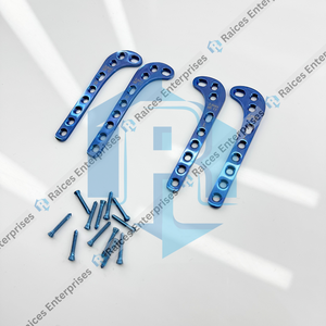 Plaques et vis supracondylaires en titane de haute qualité 2,4 mm, lot de 58 pièces, certifiées CE, verrouillage manuel de sécurité pour orthopédie vétérinaire - Product Image 4