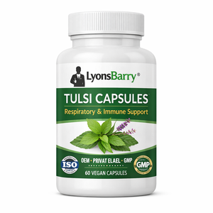 แคปซูลสมุนไพรโหระพา บำรุงระบบทางเดินหายใจ เสริมภูมิคุ้มกัน สารต้านอนุมูลอิสระ ล้างสารพิษ รักษาสิว ผิวกระจ่างใส สำหรับผู้ใหญ่ รับผลิตแบบ OEM แบรนด์ส่วนตัว - Product Image 2