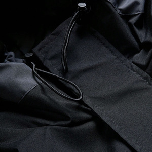 Top Quality Windbreaker Fabric Hoodies for Men Long Sleeve Big Zipper Pockets Custom Men Waterproof Windbreaker Men's <b>Jackets</b> - Product Image 6
