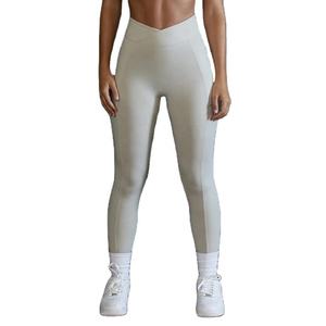 Yoga <b>Legging</b> With Side <b>Pocket</b> OEM Plain Gym Fitness Slimming Athletic Buttery Soft <b>Leggings</b> for Women - Product Image 4