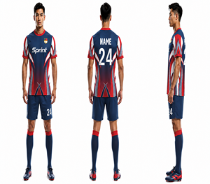 Ensemble d'uniformes de football rétro personnalisés pour hommes adultes, maillots de football à manches longues, tissu respirant à séchage rapide, impression numérique, entraînement - Product Image 6