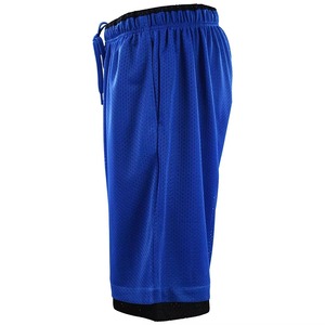 <b>Men</b> Solid Color Polyester Drawstring Shorts Regular Fit Woven Breathable Contrast Binding Swim <b>Trunk</b> Blue - Product Image 6