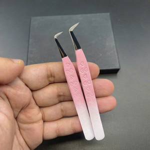 Pince à épiler TEEJAY la plus vendue et fiable pour extensions de cils, volume russe, isolation, testée à la main, outils de beauté, logo personnalisé - Product Image 6