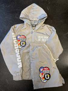 Custom Manufacturer Casual Windbreaker Hoodie With Shorts 2 Piece Windbreaker Set Contrast Color Wholesale Winter Wear - Product Image 5