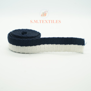 100% Cotton <b>Webbing</b> Tape with Decorative Running Stitch for Bags Garments Home Textiles Fashion Accessories Craft Application - Product Image 4