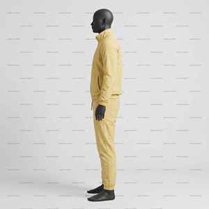 Ensemble de survêtement personnalisé pour homme : coupe-vent vierge en nylon, sweat à capuche et pantalon de jogging en nylon - Product Image 5