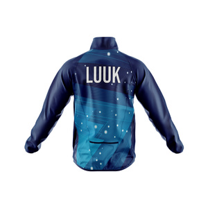 Chaqueta Cortavientos LUUK International Personalizada para Hombre, de Alta Calidad, Transpirable, con Cierre de Cremallera, Cuello Alto, Impermeable - Product Image 2