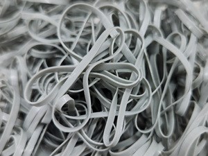 Élastiques à cheveux en vrac, taille M, 40x2mm, haute élasticité, non toxiques, emballage en sachet OPP, usage quotidien décontracté - Product Image 3