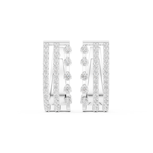 Boucles d'oreilles Oragenic Jewels Barre d'or esthétique 14 carats pour femme - Product Image 3