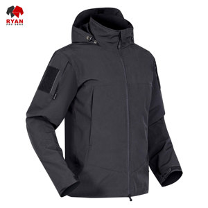 เสื้อแจ็คเก็ตซอฟต์เชลล์คุณภาพพรีเมียมสำหรับผู้ชาย ปิดด้วยซิป ผ้าระบายอากาศได้ดี พร้อมโลโก้แบบกำหนดเอง เป็นมิตรต่อสิ่งแวดล้อม - Product Image 6