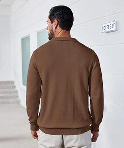 เสื้อสเวตเตอร์ผ้าฝ้ายผสมทรงโอเวอร์ไซส์ - Product Image 5