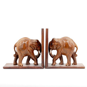 Hot Selling Bronze Metal Aluminium for Shelves Heavy Duty Bookends for Shelves Heavy <b>Books</b> Library <b>School</b> Gift Purpose - Product Image 4