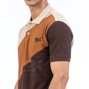 Camiseta polo transpirable, ligera, multicolor y lisa para hombre, precio razonable, hecha en Pakistán, camiseta polo multicolor y lisa para hombre - Product Image 2