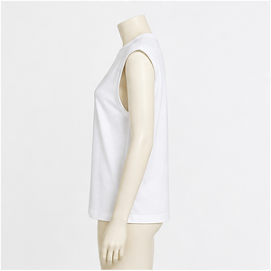 Women's Oversized Cap Sleeve Cotton Crew <b>Neck</b> <b>Top</b> - Product Image 5