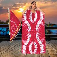 KAFTAN Robes décontractées pour femmes pour les occasions quotidiennes de mariage à la plage Longueur du plancher Style ethnique Paillettes pour le printemps, l'été et l'automne