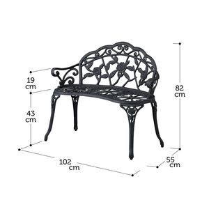 Banc de patio moderne et traditionnel avec siège rembourré pour salon, hôtel, école, entrée, jardin, parc, espaces publics commerciaux - Product Image 5