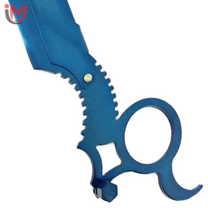 Navaja de Barbero de Acero Inoxidable de Filo Recto para Corte de Pelo Facial, Barba y Cejas, Herramienta Manual de Peluquería para Recortar - Product Image 3