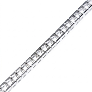 Montura para Pulsera de Tenis Cuadrada/Princesa en Plata de Ley 925 - Product Image 6