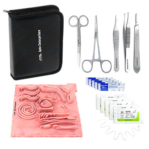Kit d'entraînement à la suture pour étudiants en médecine, instruments chirurgicaux dentaires, scalpels stériles, cadeau chirurgical - Product Image 1