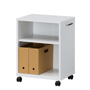 Modern Light Brown Wood American Vintage Style Antique Storage Cabinet <b>Adjustable</b> <b>Shelves</b> Wheels for Home Office Living Room - Product Image 1