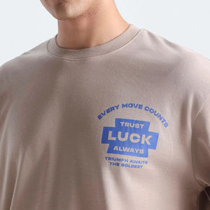 Offre Spéciale – T-shirt Homme Col V Oversize en Polyester/Coton, Impression par Sublimation Personnalisée, Tricoté, Style Urbain, Écologique - Product Image 2