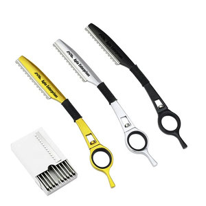 Rasoir de coiffure professionnel de haute qualité, manche pliable, outil de précision pour la mise en forme des cheveux - Product Image 1