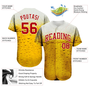 Uniformes Deportivos Transpirables Personalizados para Hombre, Camisetas de Béisbol y Sóftbol Estampadas con Técnica de Sublimación para Equipos - Product Image 3