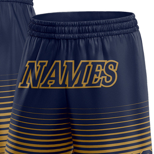 Customized Sublimation Shorts for Men Sports Team Shorts Club Name Shorts Training Shorts <b>Custom</b> Logo Shorts Manufacturer - Product Image 2