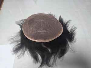 ท็อปเป้ผมแท้แบบเต็มศีรษะสำหรับผู้ชาย ผมอินเดียเรมี่ แบบลอน ความหนาแน่น 100% ความยาวสั้น TAZ HAIR BANGLADESH - Product Image 5