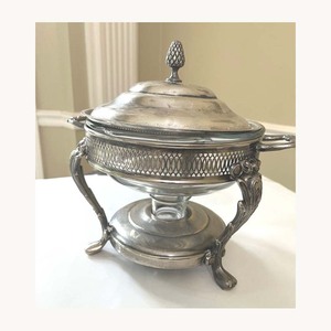 Plat à réchaud en acier inoxydable de qualité supérieure pour la réchauffe des aliments, idéal pour les mariages, les hôtels et les événements - Product Image 3