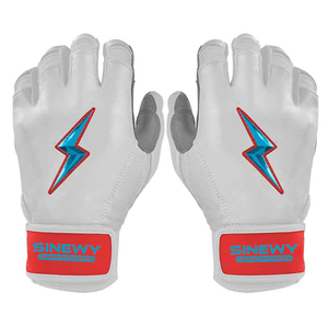 Gants de frappe SINEWY pour le sport, couleur violette, rembourrés, en tissu tricoté, fermeture auto-agrippante, pour l'entraînement, unisexe adulte, main droite - Product Image 4