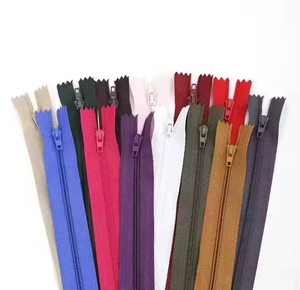 Good Quality 3# Nylon <b>Zipper</b> Close-End Colorful Polyester Fabric Tape Apparel <b>Zippers</b> in Stock for Bags Pants - Product Image 1