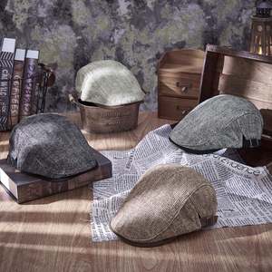 Nuevo Gorro Estilo Hong Kong, Moderno, Retro, de Invierno, con Personalidad, Versátil, Artístico, Tipo Newsboy, Unisex, 100% - Product Image 3