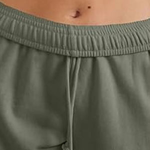 BEFINE APPAREL กางเกงขาสั้นผ้าฝ้ายเอวสูงสำหรับผู้หญิงเอวยางยืดทรงหลวมฤดูร้อนลำลองวิ่งออกกำลังกายระบายอากาศได้ดีแห้งเร็ว - Product Image 4