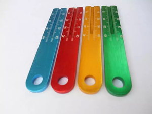 Reglas de Acero Inoxidable para Endodoncia, Escalas de Medición, Regla de Dedo para Endodoncia, Herramientas Dentales Reutilizables, Autoclavables - Product Image 2