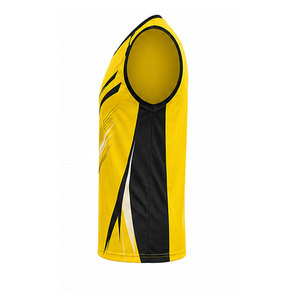 Maillot de volley sans manches personnalisé pour équipe, vêtements de sport avec tissu respirant, sensation confortable et ajustement flexible pour les joueurs - Product Image 4
