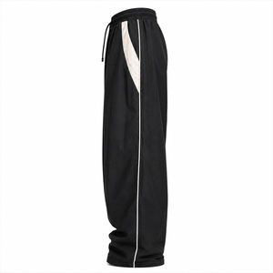 2026 Latest Women Straight Leg Jogger Pants Lightweight Nylon Track <b>Trousers</b> <b>Elastic</b> <b>Waist</b> Sportswear Wholesale Manufacturer - Product Image 4