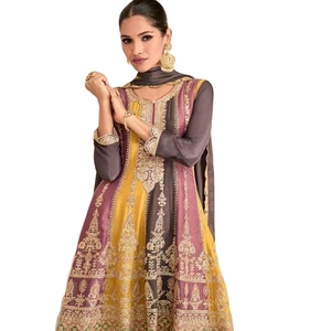 Multi codificación y secuencia Espejo Trabajo TRADICIONAL Kurti y Plazzo Set en Factor mayorista Obtener pedido - Product Image 1