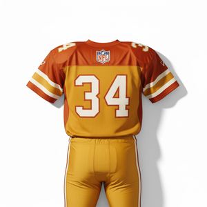 ชุดยูนิฟอร์มอเมริกันฟุตบอลแบบกำหนดเองจากผู้ผลิต หลายสี พร้อมเสื้อเจอร์ซีย์แบบซับลิเมชั่นและกางเกงฟุตบอลแบบมีแผ่นรองในตัว - Product Image 3