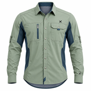 Chemises et hauts de pêche pour hommes - Tidal Sage - Six couleurs - Fabricant de vêtements de sport et de plein air - Veste - Product Image 1